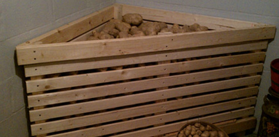 Ящик для картошки в погреб, на балкон: обзор «модельного ряда»